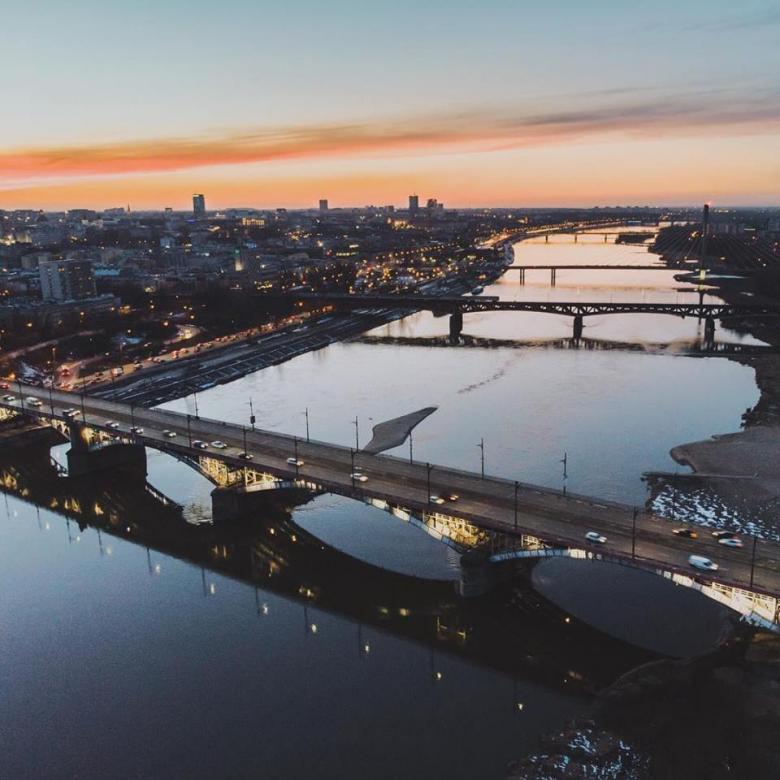 Γέφυρες της Βαρσοβίας. online παζλ