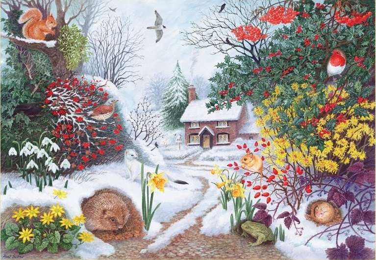 Winter picture. jigsaw puzzle online