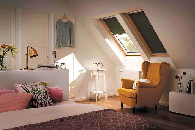 Camera da letto in soffitta puzzle online