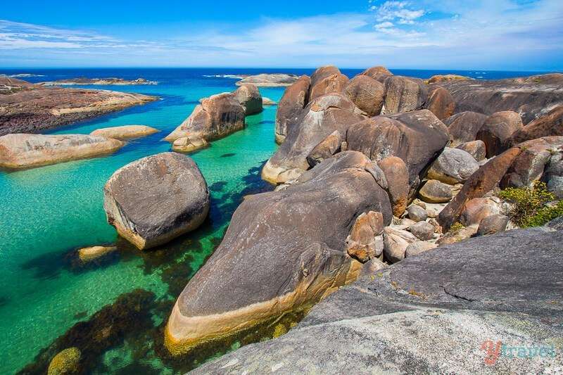Elephant Rocks Australië online puzzel