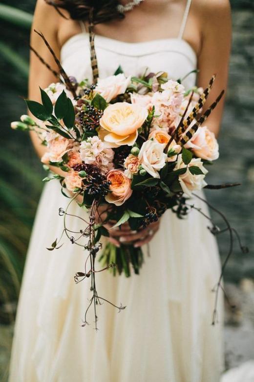 Bouquet da sposa alla moda puzzle online