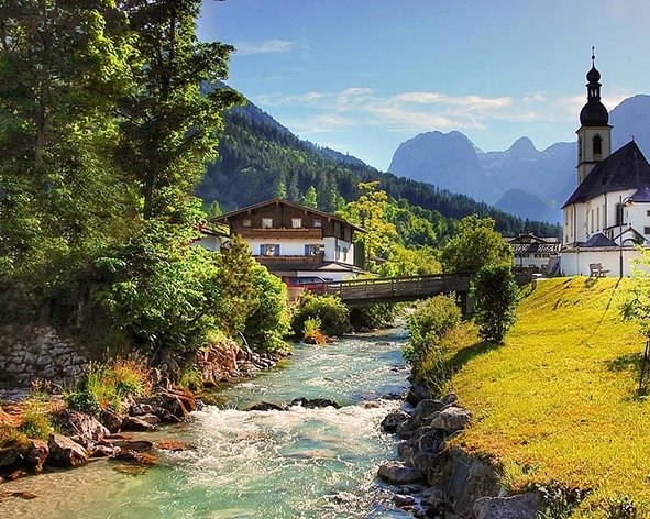 Vacances en Bavière. puzzle en ligne