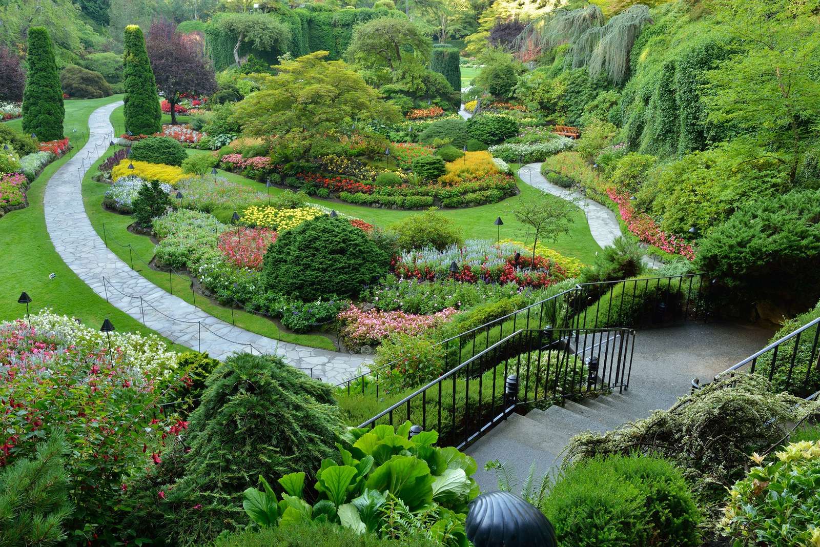 Butchart Gardens, Vancouv-sziget kirakós online