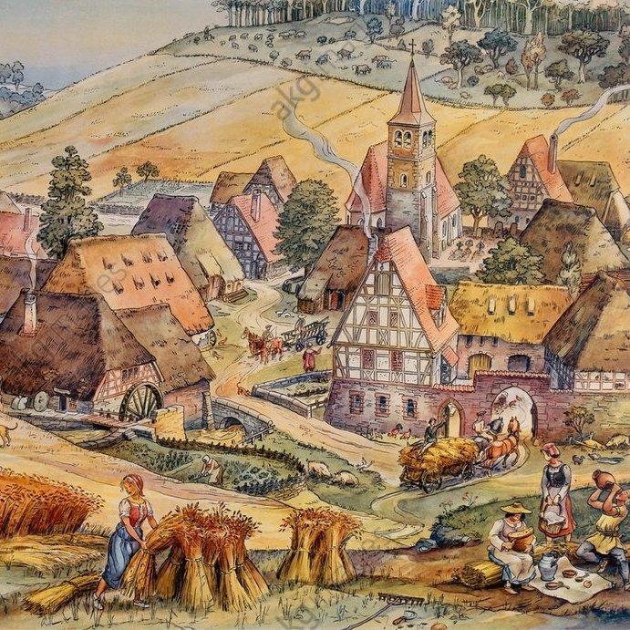 Medieval harvest. jigsaw puzzle online