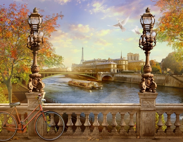 Herfst op de Seine. online puzzel