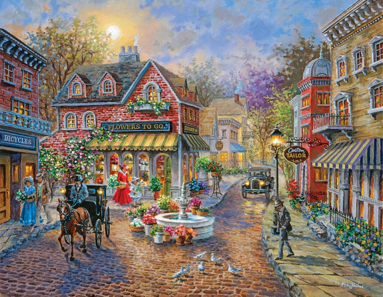 A colorful town. online puzzle