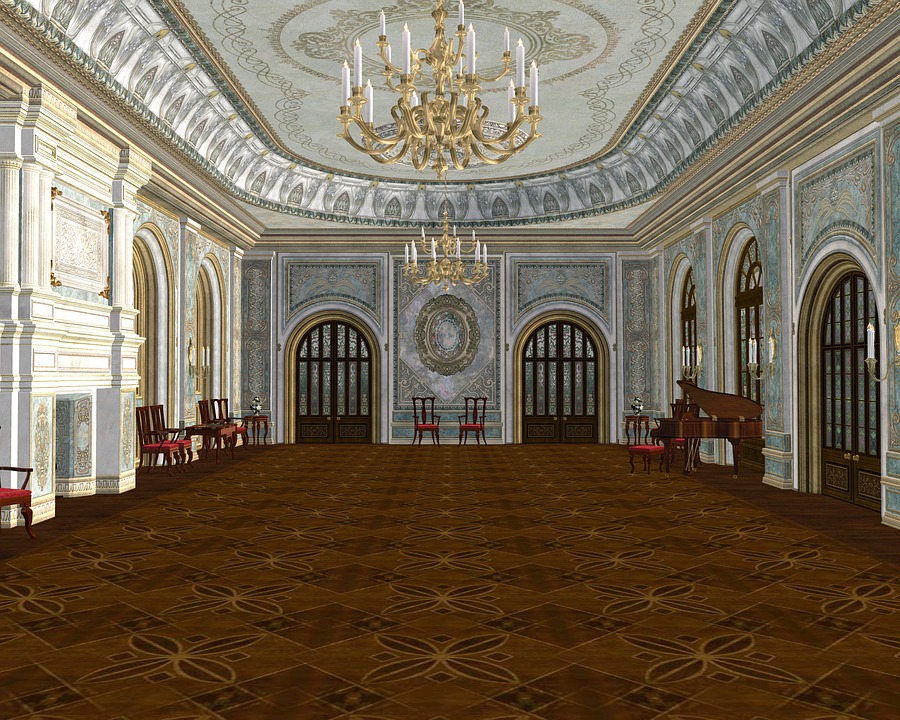 Salão de festas no palácio quebra-cabeças online