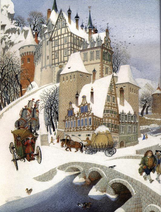 Castelul de iarnă puzzle online