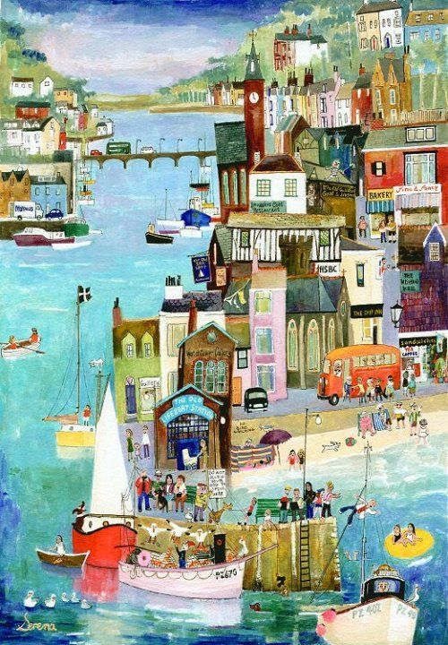 town on the bay jigsaw puzzle online
