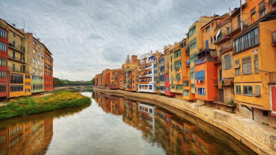 Girona, a city in Catalonia online puzzle