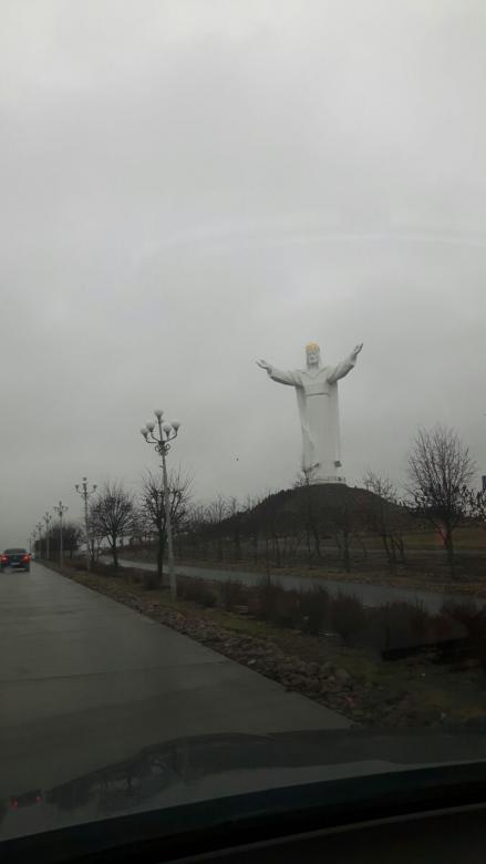 Estatua de jesus rompecabezas en línea