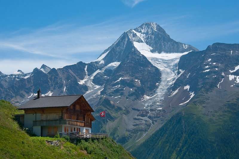 Швейцарски Алпи онлайн пъзел