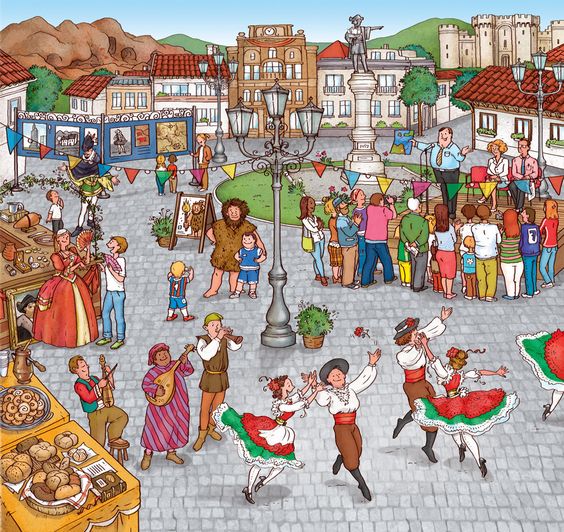 fiesta în Spania jigsaw puzzle online