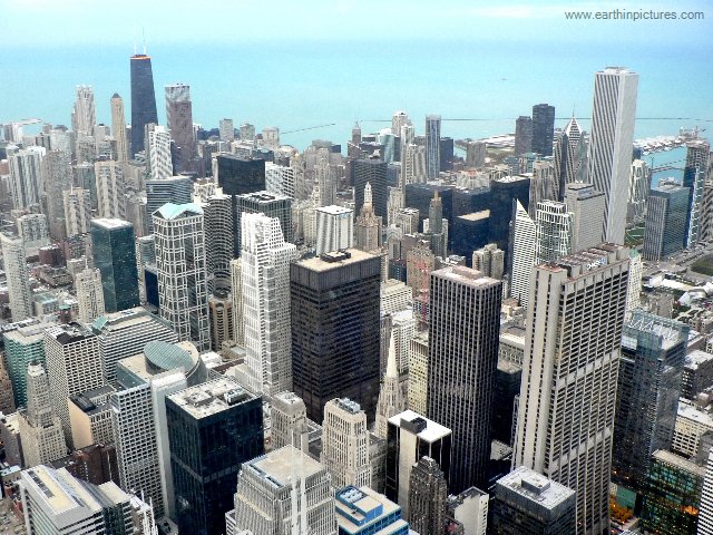 Центр міста Чикаго пазл онлайн