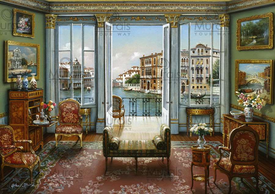 Venetiaans interieur. legpuzzel online