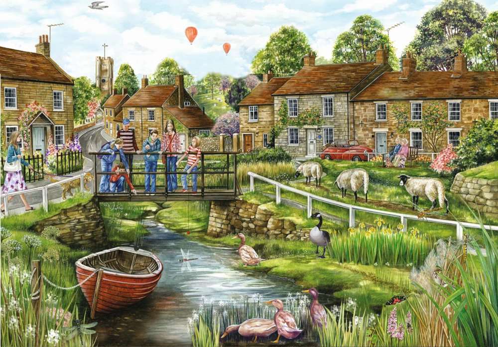 Idyllic life in the countrysid online puzzle