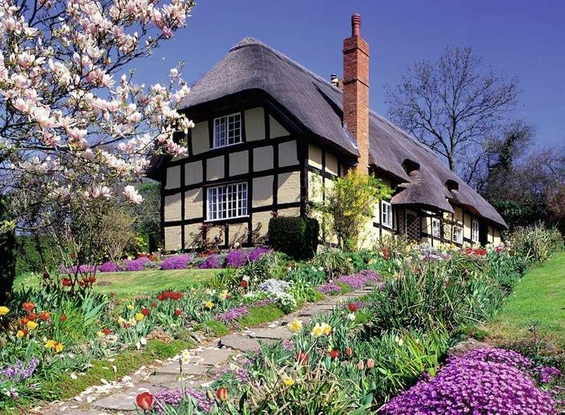Anglický venkovský dům. skládačky online