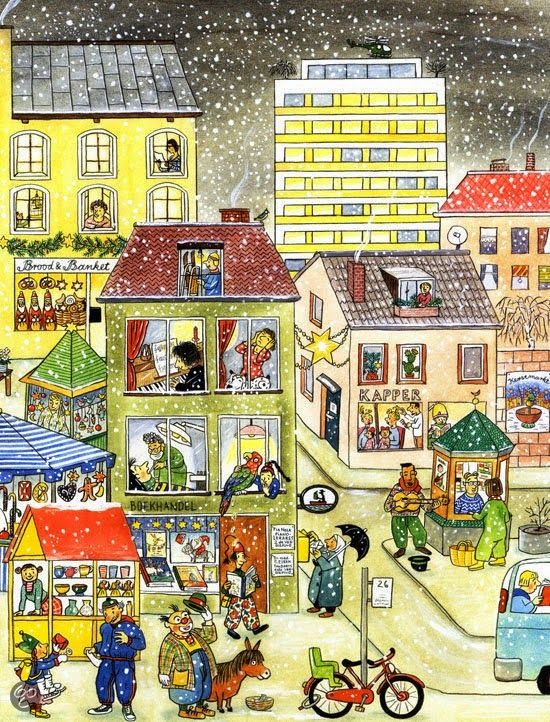 l'hiver en ville puzzle en ligne