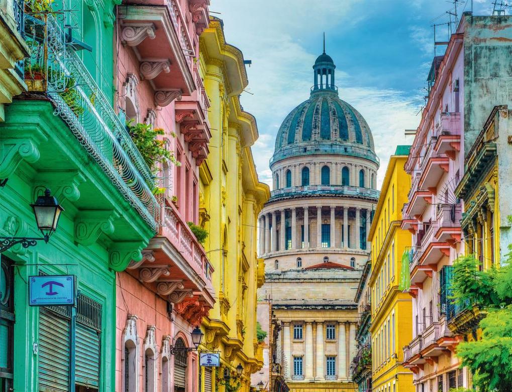 Цветна Куба. онлайн пъзел