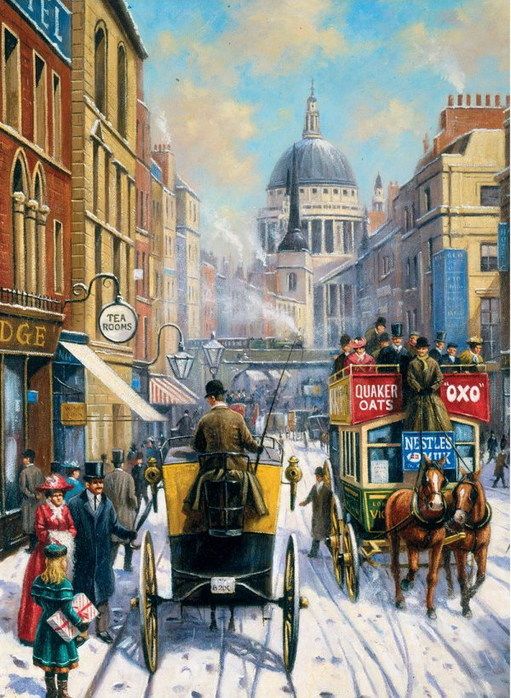 London streets in the past jigsaw puzzle online