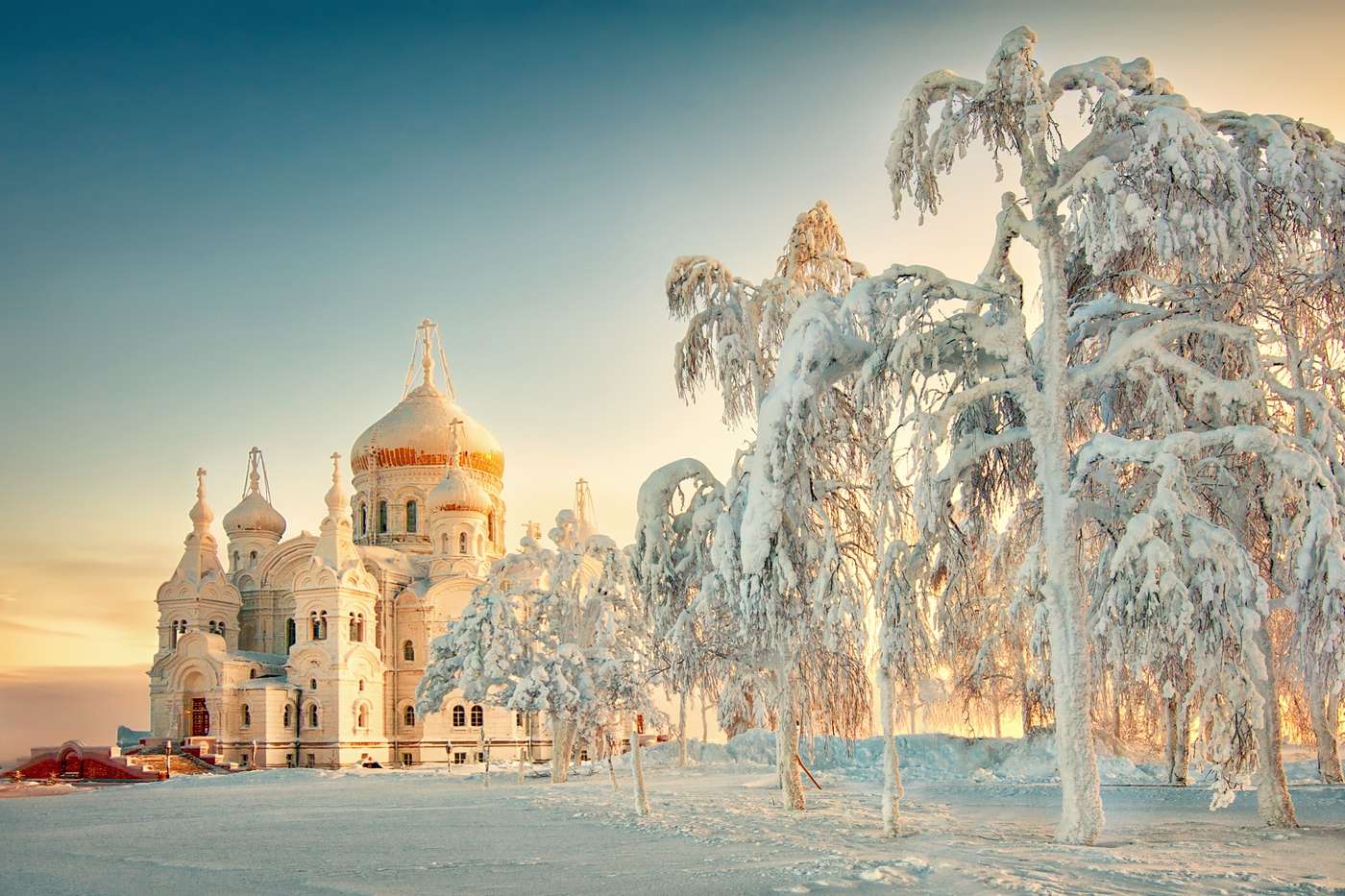 Зима в Росії пазл онлайн