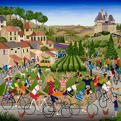 Raduno di biciclette puzzle online