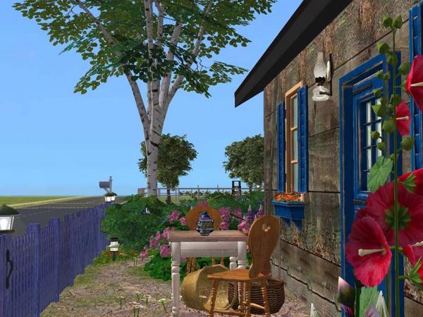 In front of a colorful house. jigsaw puzzle online
