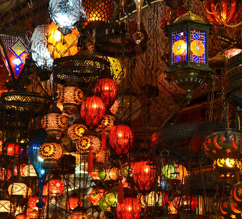 Oriental lanterns. online puzzle