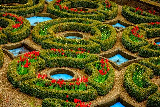 Grădinile din Ksiaz. jigsaw puzzle online