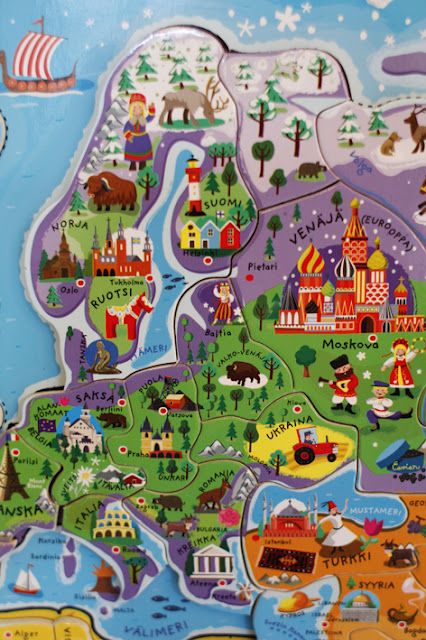 map of Europe online puzzle