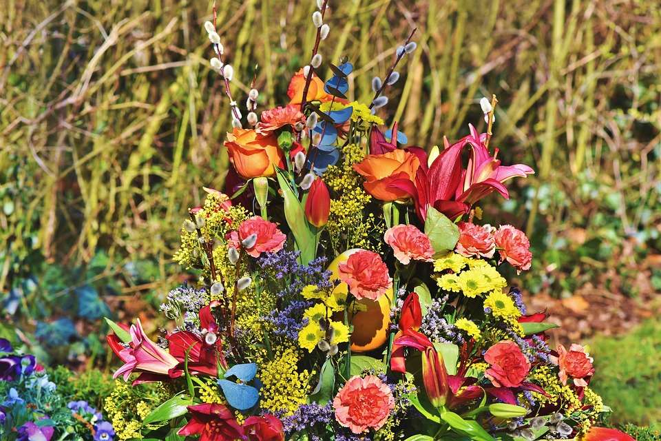 Un mazzo di fiori colorati. puzzle online