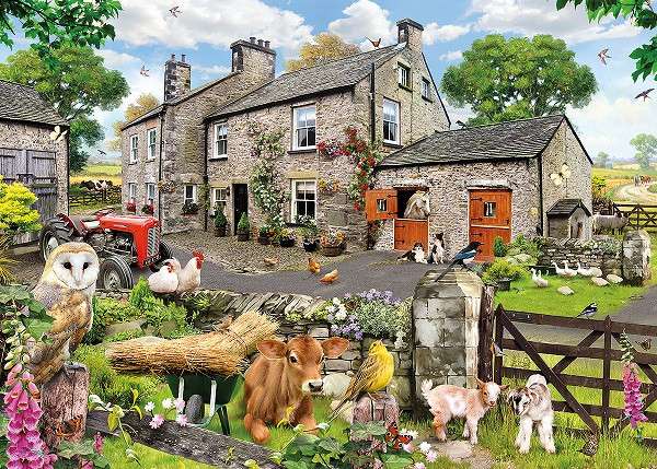 In a rural yard. jigsaw puzzle online