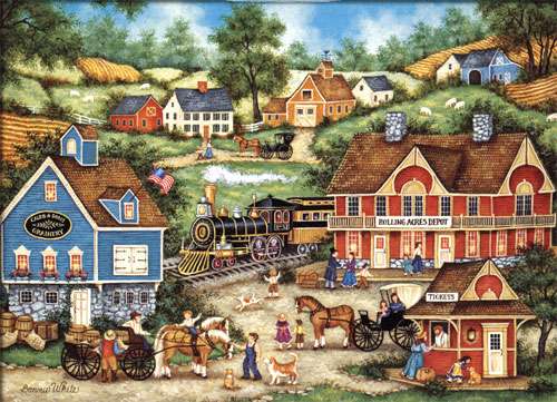 Town jigsaw puzzle online