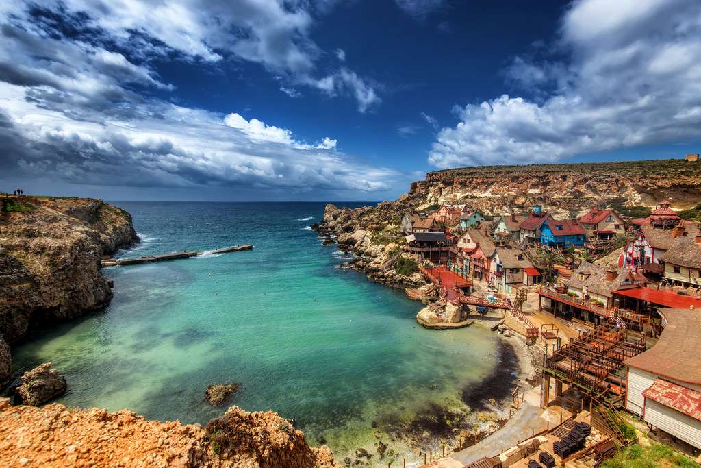 Landschaft gerade aus Malta Puzzlespiel online