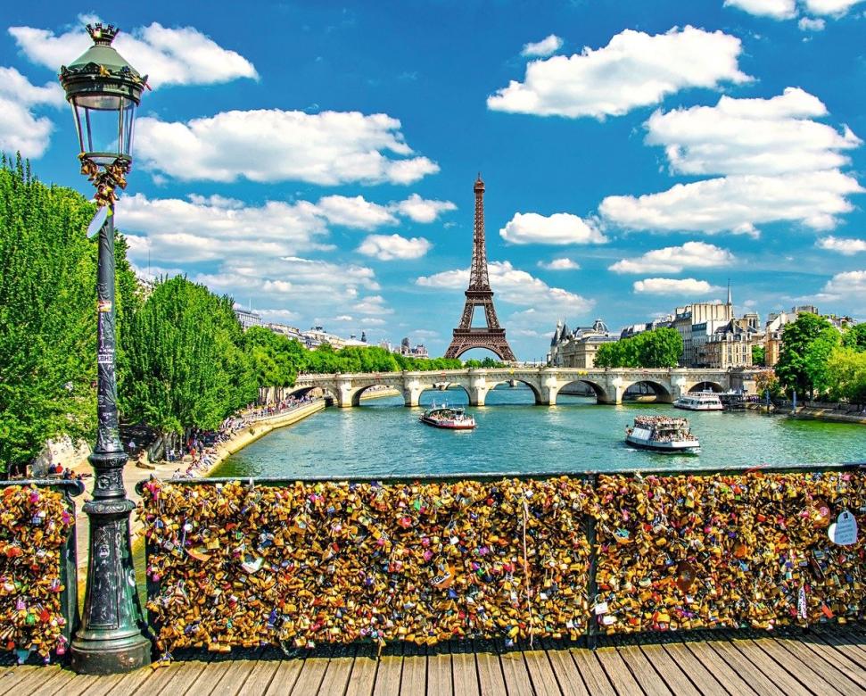 Procházka kolem Paříže. skládačky online