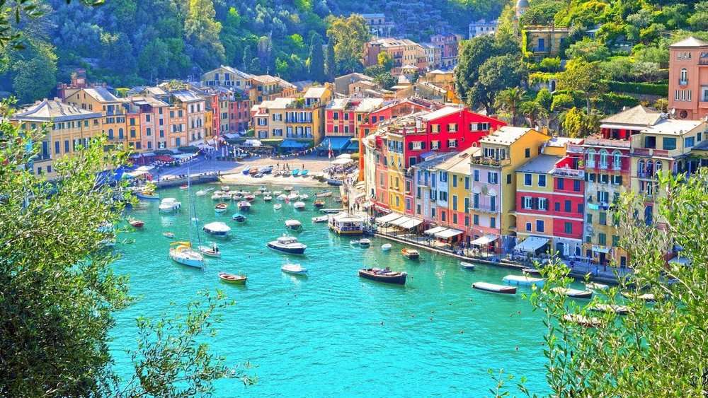 Gyönyörű táj Olaszországból online puzzle