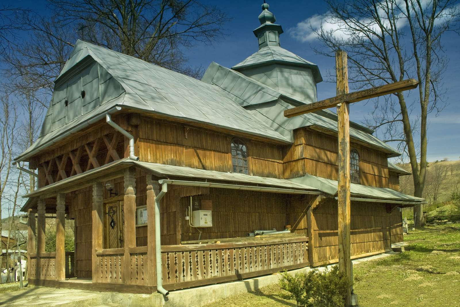 Orthodoxe Kirche in Bieszczady Online-Puzzle