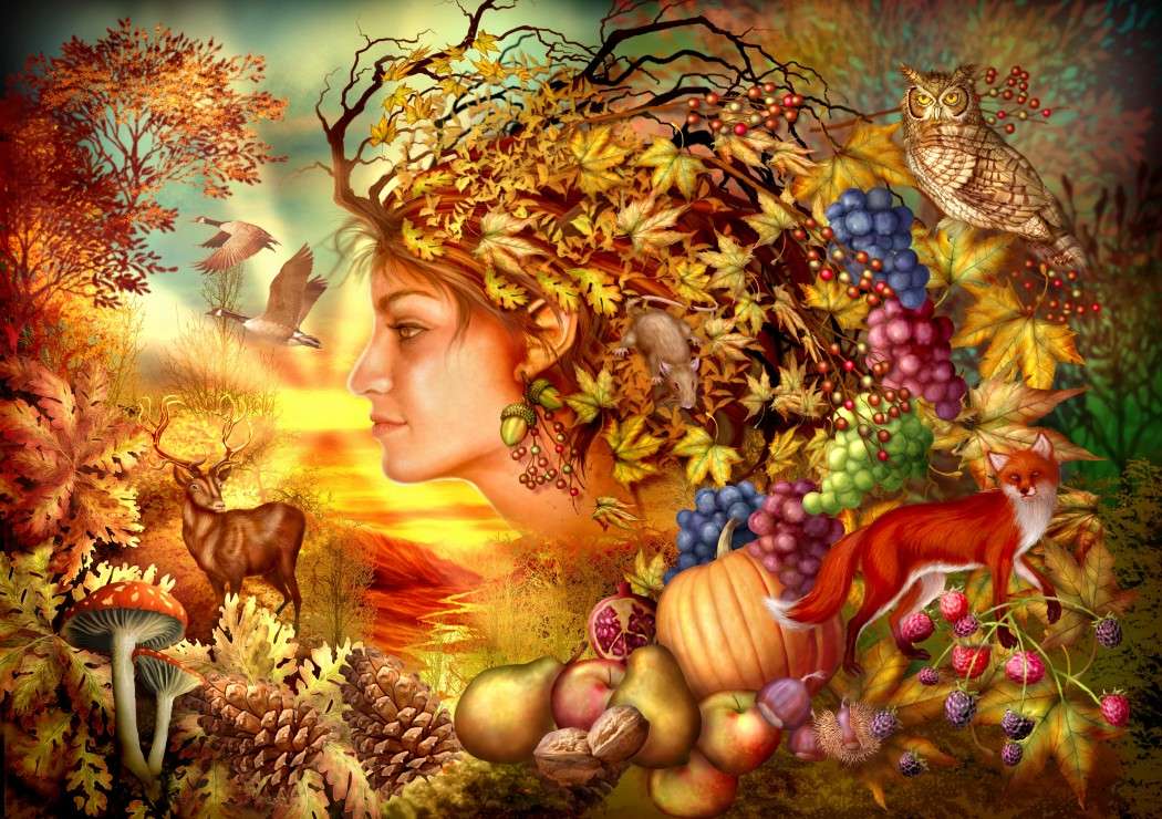 Signora Autumn. puzzle online