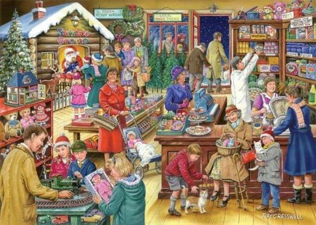 Compras de natal puzzle online