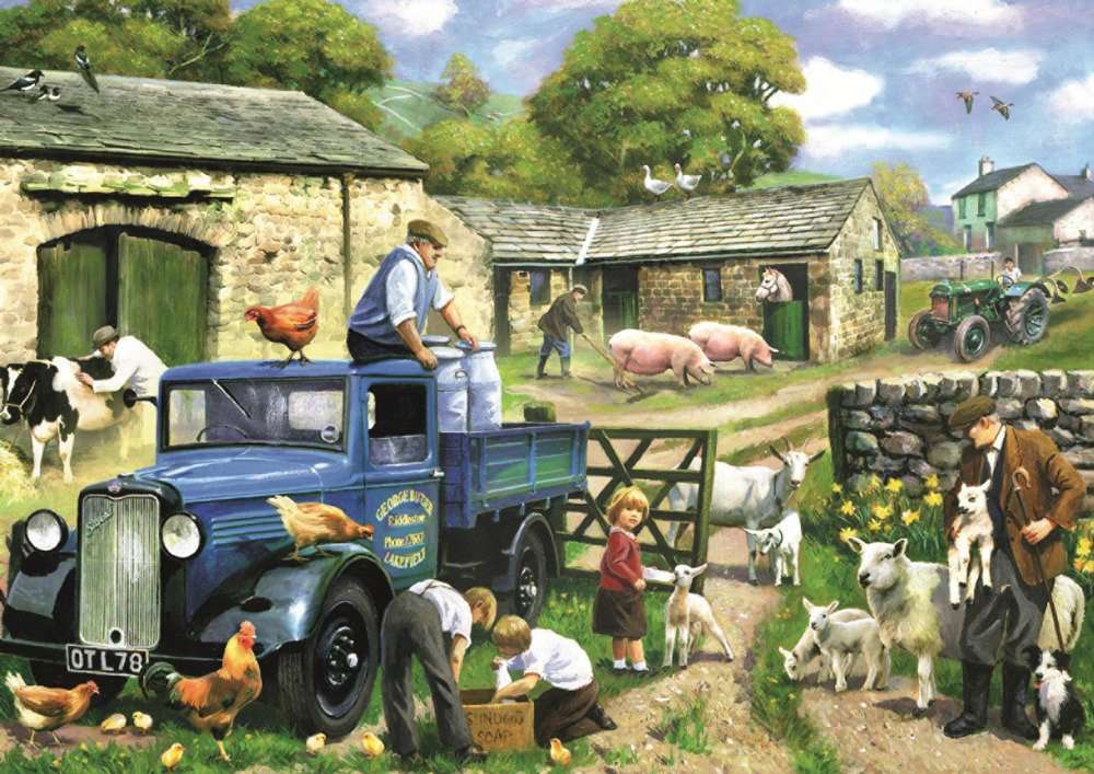 La vie rurale. puzzle en ligne