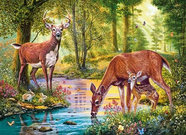 Deer. puzzle en ligne