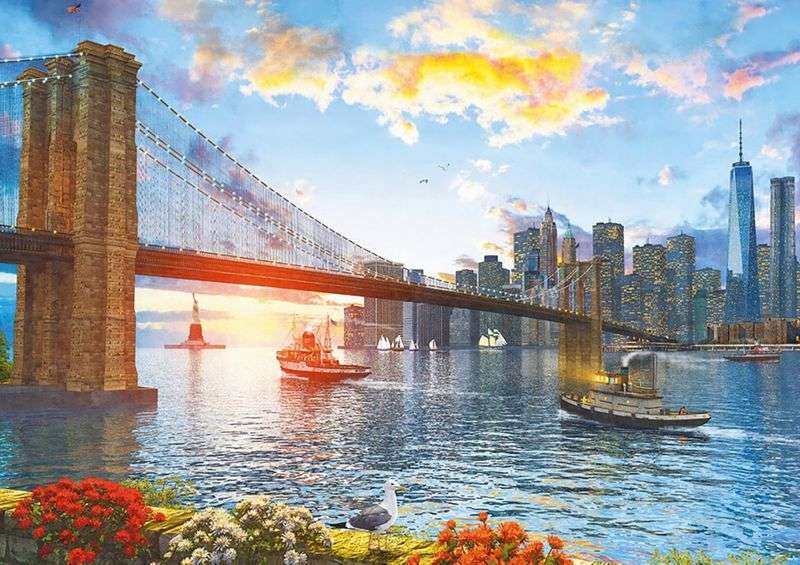 Ponte de Brooklyn. puzzle online