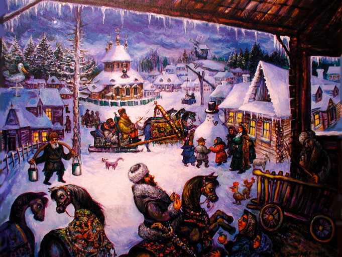 ロシアの絵画。 ジグソーパズルオンライン