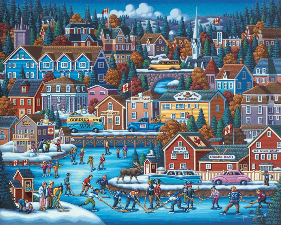 Iarna Canada. jigsaw puzzle online