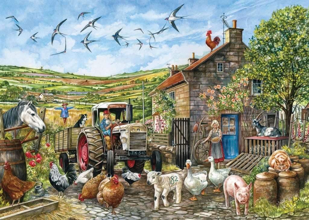 Rural farm. online puzzle