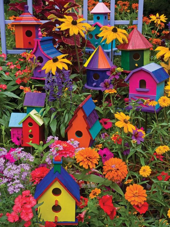 Birdhouses. jigsaw puzzle online