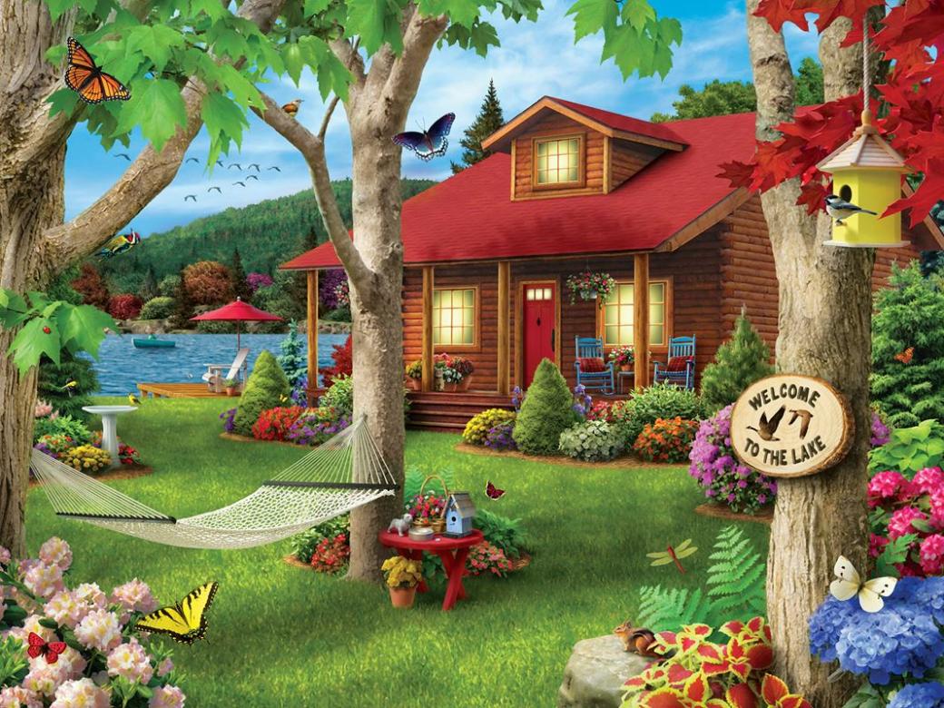 Welcome to the lake. jigsaw puzzle online