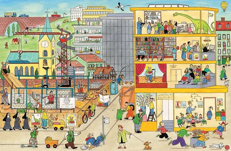 Primăvara în oraș. jigsaw puzzle online