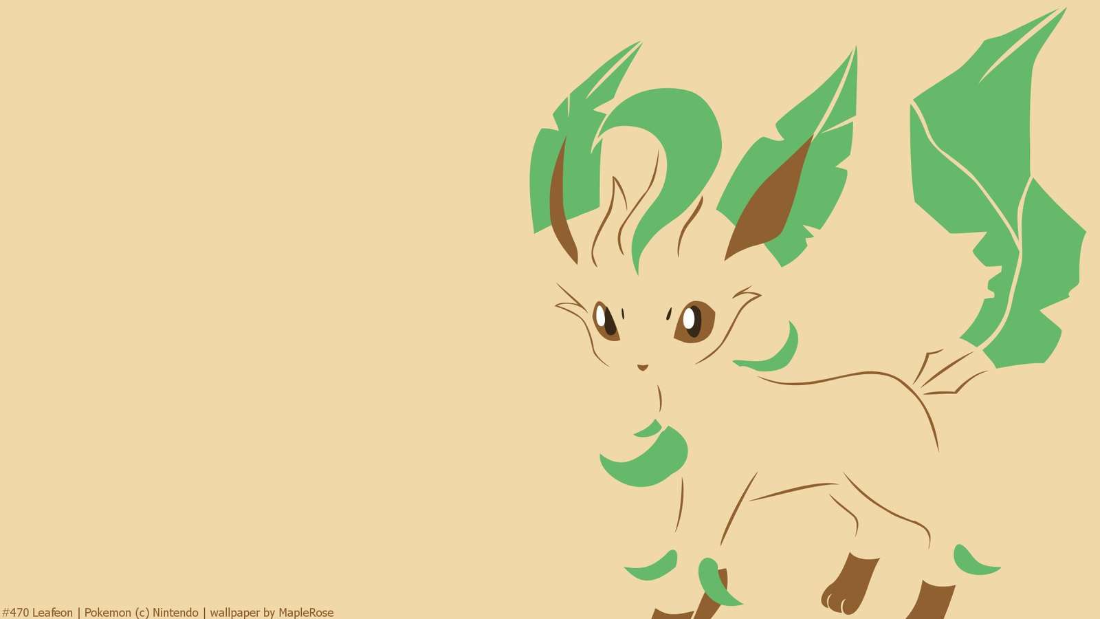Leafeon Pokémon pussel på nätet
