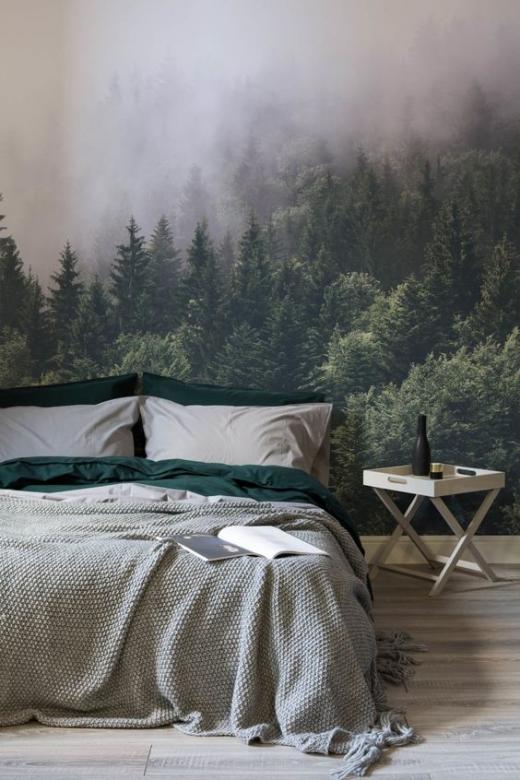 Camera da letto della foresta puzzle online